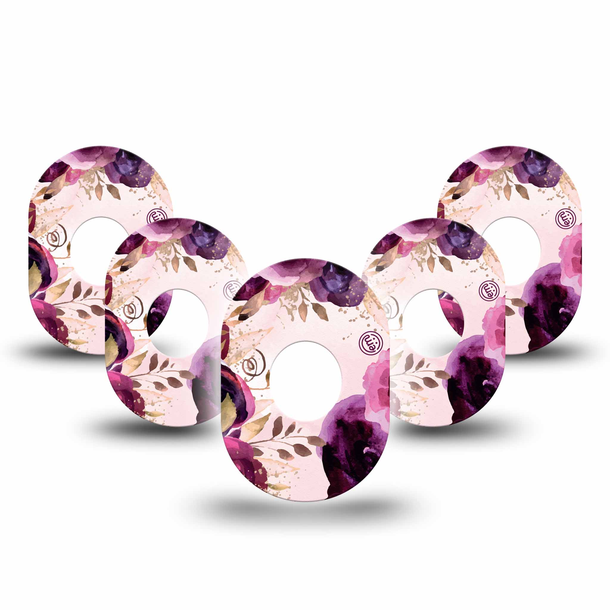 ExpressionMed Purple Bouquet Adhesive Patch G7 Diabeticsupply