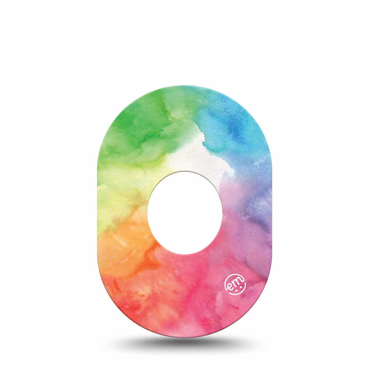 ExpressionMed Rainbow Clouds Adhesive Patch Dexcom G7/Dexcom ONE+