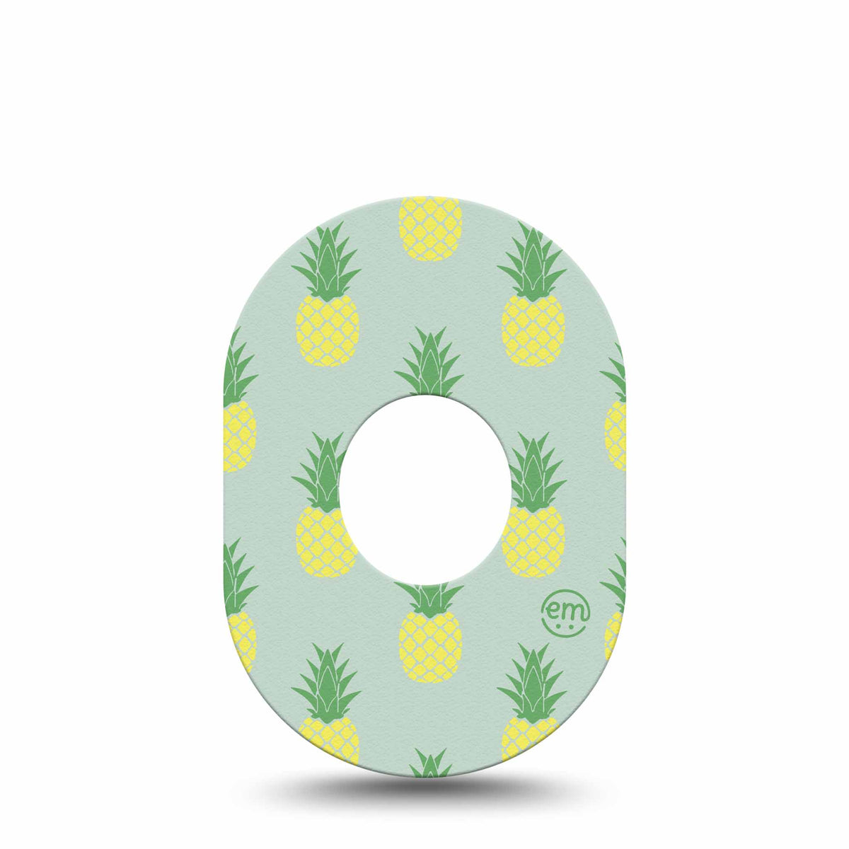 ExpressionMed Vintage Pineapple Adhesive Patch Dexcom G7