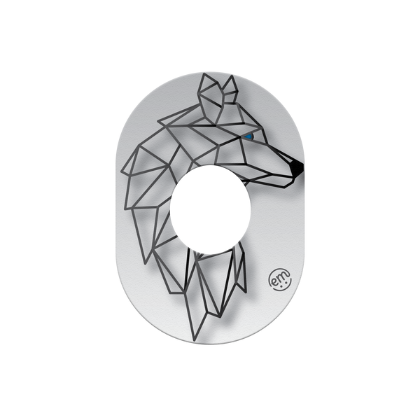 ExpressionMed Iron Wolf Adhesive Patch Dexcom G7/Dexcom ONE+ ...