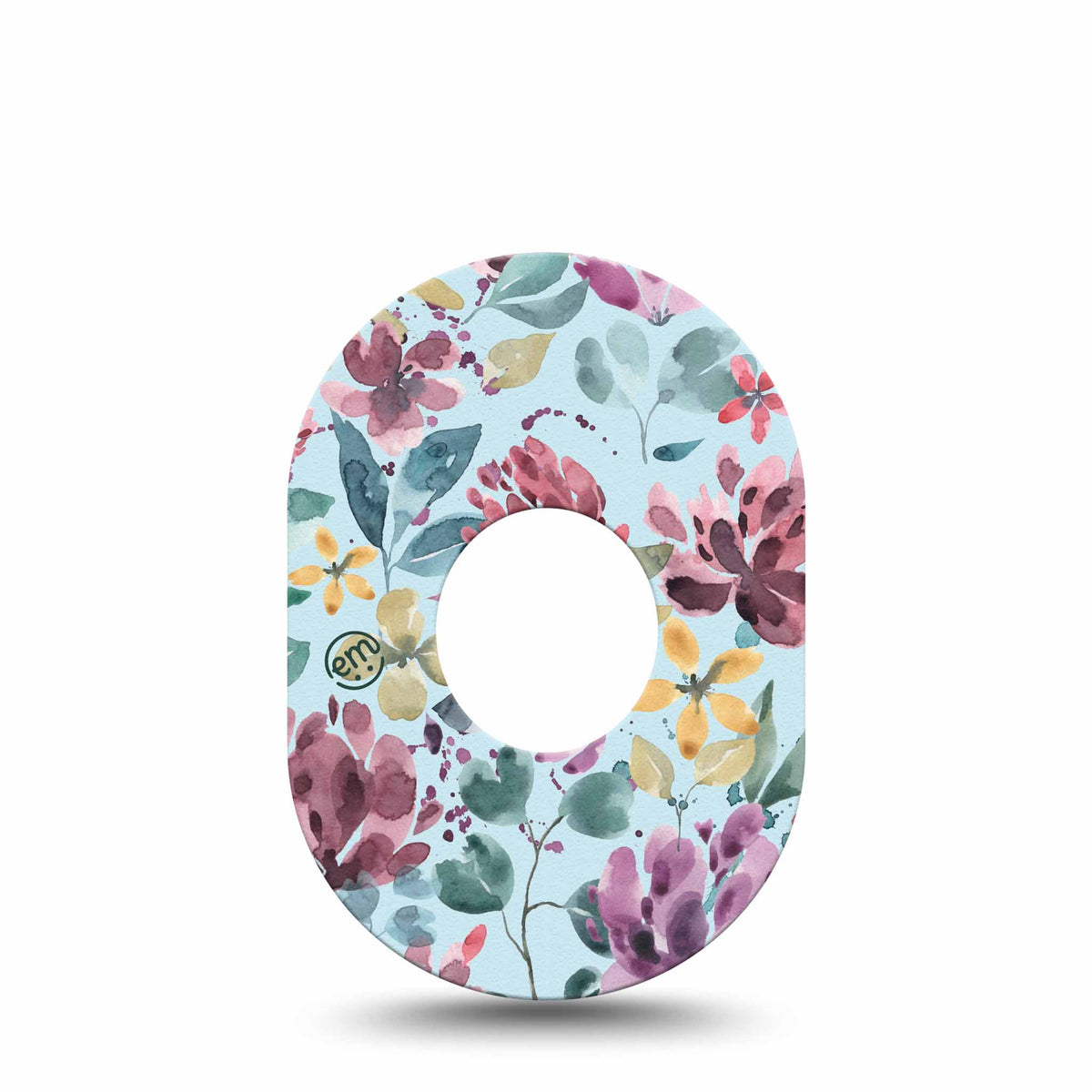 ExpressionMed Botanical Blooms Adhesive Patch Dexcom G7/Dexcom ONE+