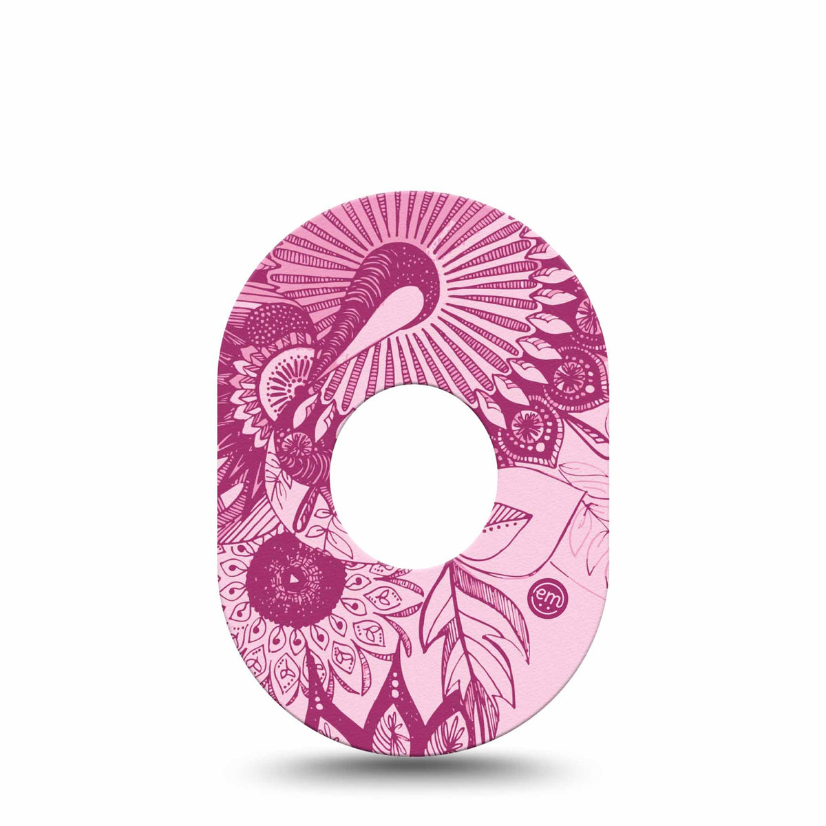 ExpressionMed Magenta Dani Adhesive Patch Dexcom G7/Dexcom ONE+