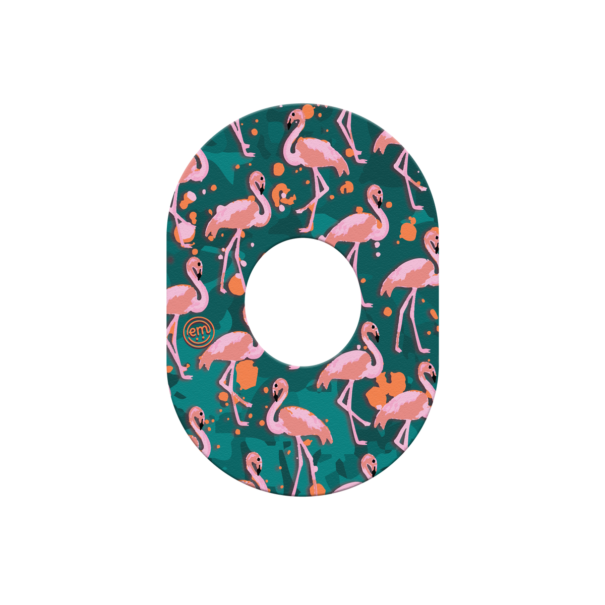 ExpressionMed Flamingos Adhesive Patch Dexcom G7/Dexcom ONE+