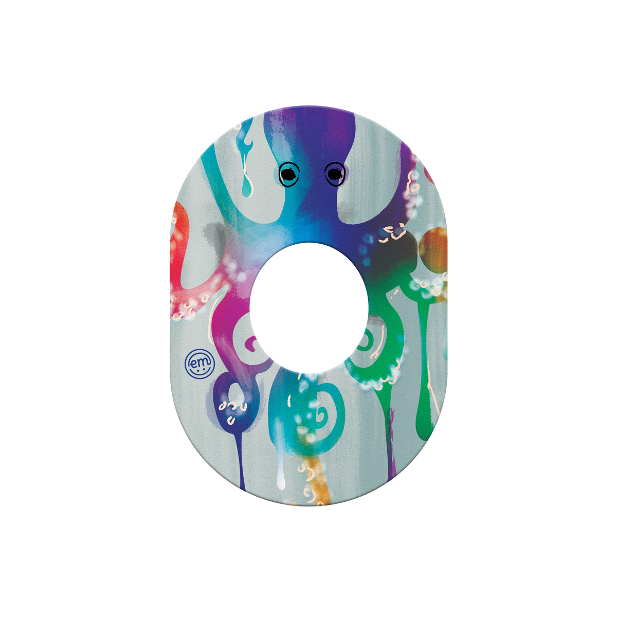 ExpressionMed Octopus Tattoo Adhesive Patch Dexcom G7/Dexcom ONE+