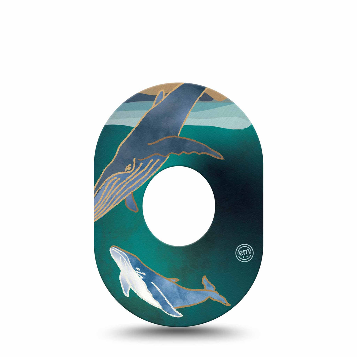 ExpressionMed Whales Adhesive Patch Dexcom G7/Dexcom ONE+