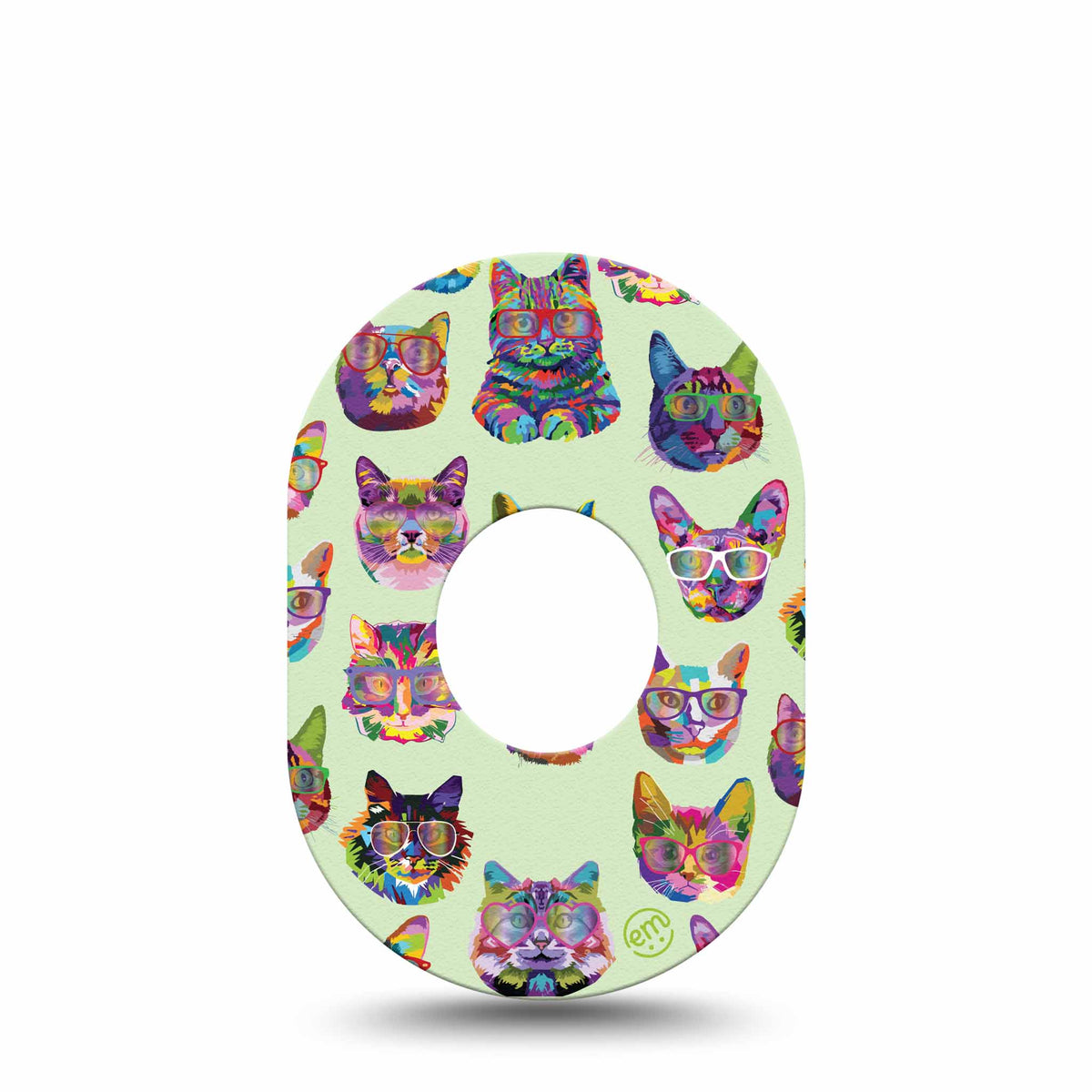 ExpressionMed Cat Party Adhesive Patch Dexcom G7/Dexcom ONE+