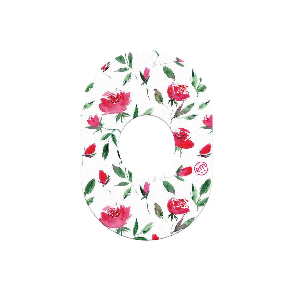 ExpressionMed Rose Garden Adhesive Patch Dexcom G7/Dexcom ONE+