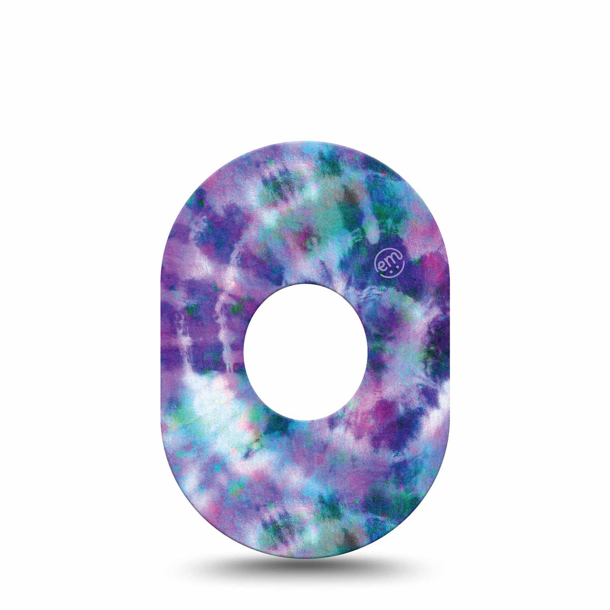 ExpressionMed Purple Tie Dye Adhesive Patch Dexcom G7/Dexcom ONE+