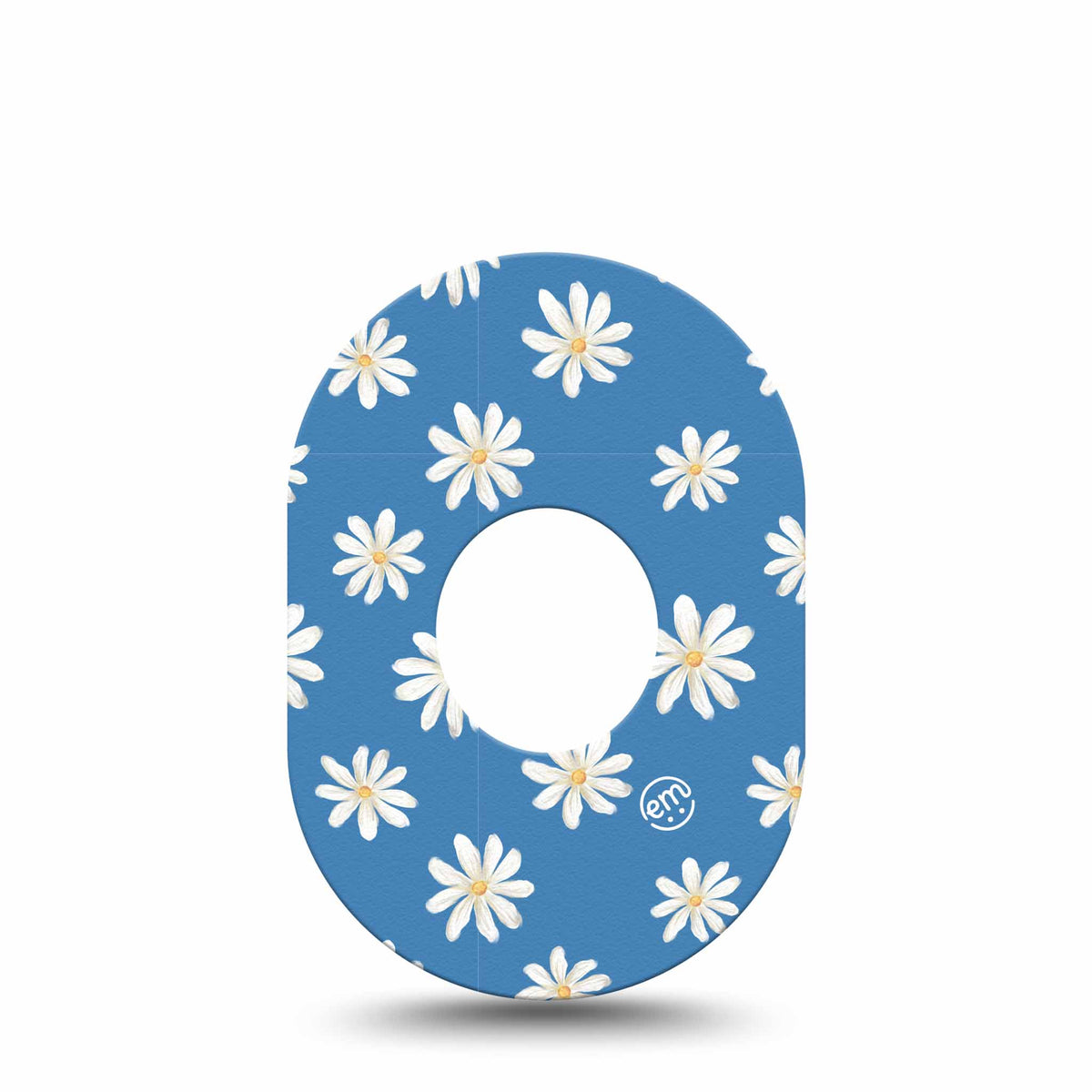 ExpressionMed Painted Daisies Adhesive Patch Dexcom G7/Dexcom ONE+