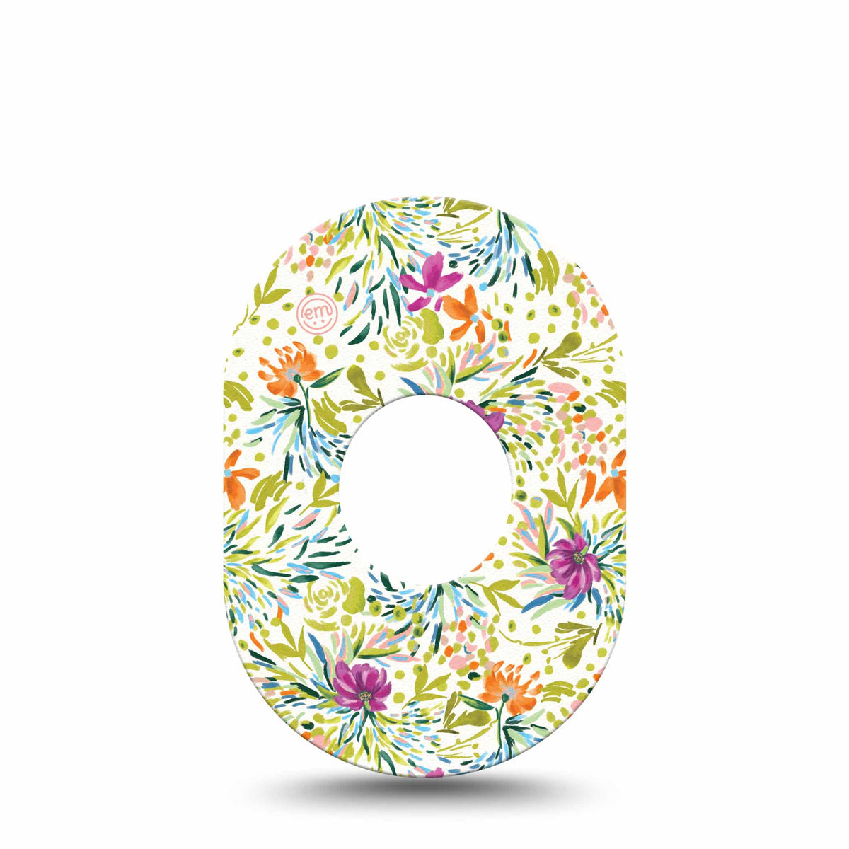 ExpressionMed Summer Greenery Adhesive Patch Dexcom G7/Dexcom ONE+