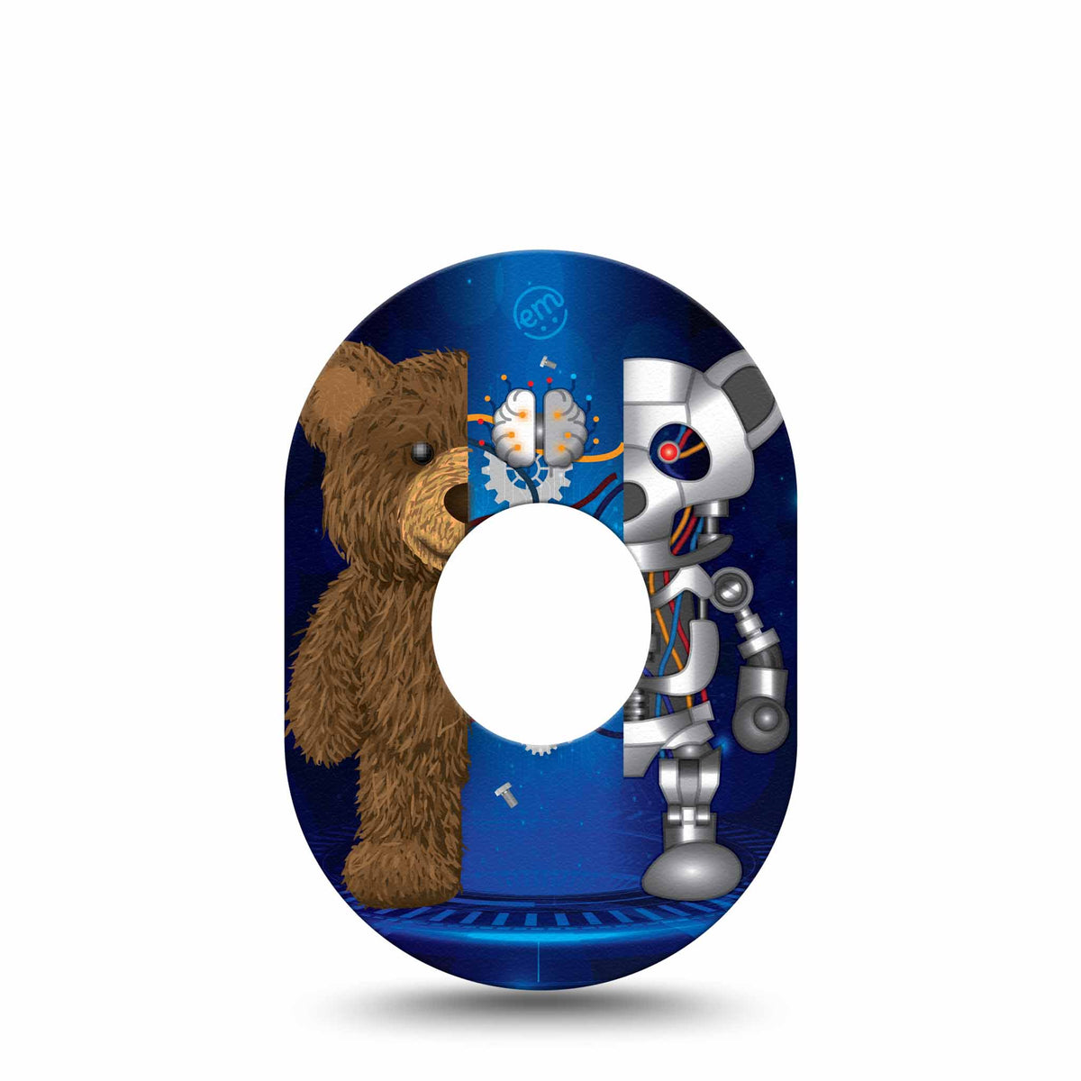 ExpressionMed Robo Teddy Adhesive Patch Dexcom G7/Dexcom ONE+