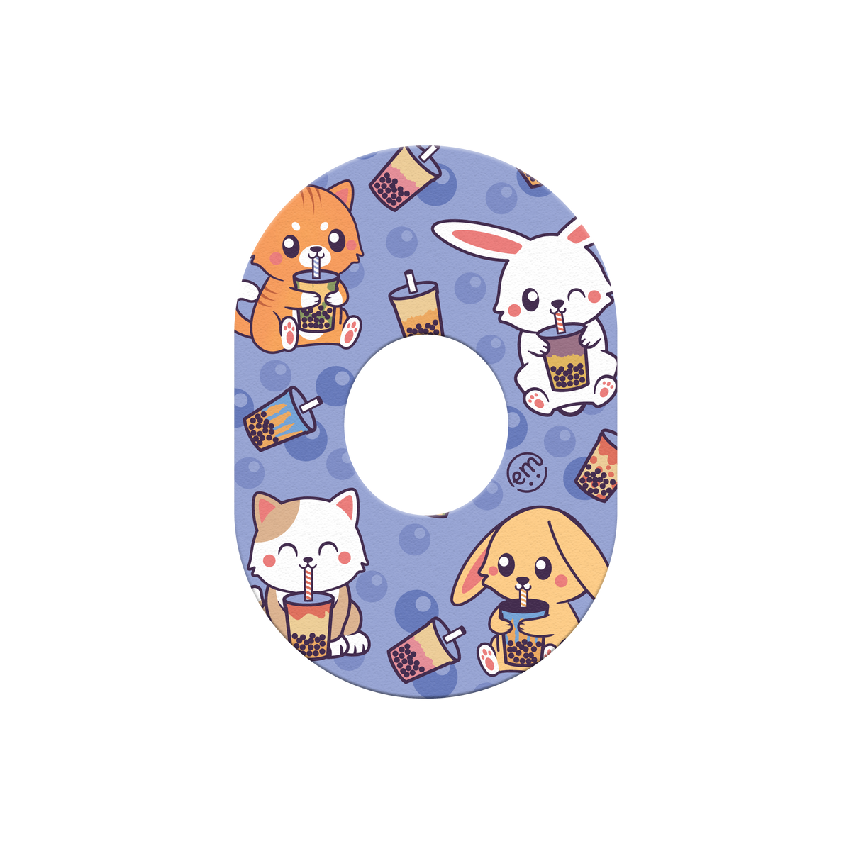 ExpressionMed Boba Buddies Adhesive Patch Dexcom G7/Dexcom ONE+