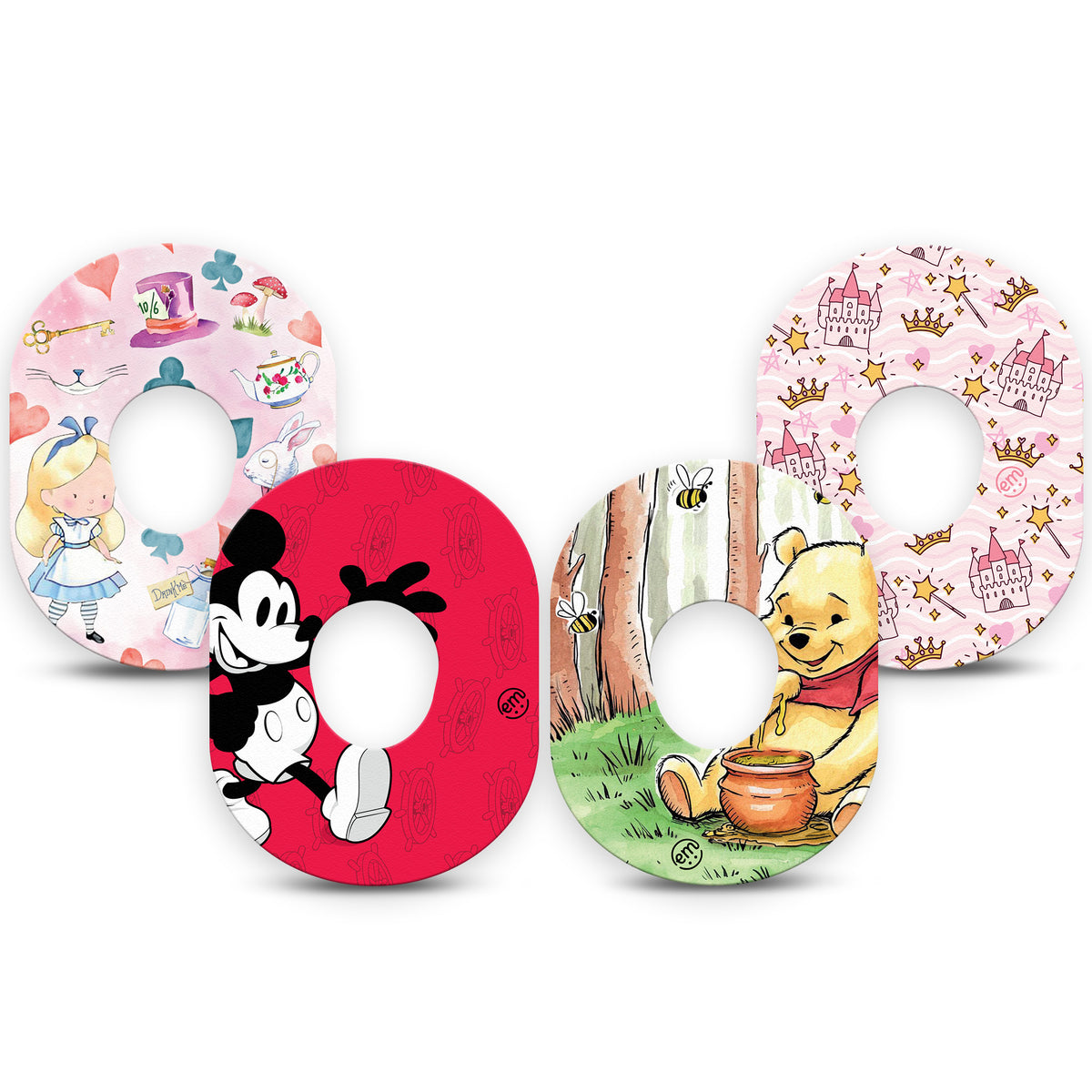 ExpressionMed Storybook Magic Variety 4 Patch Pack Dexcom G7/Dexcom ONE+