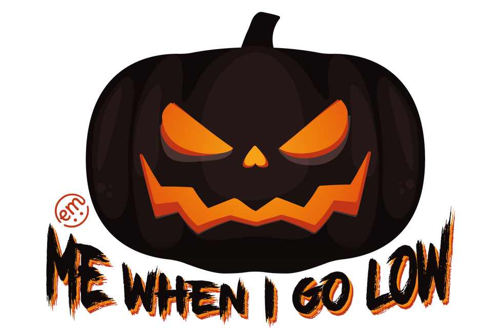 ExpressionMed Scary Pumpkin Decal Sticker