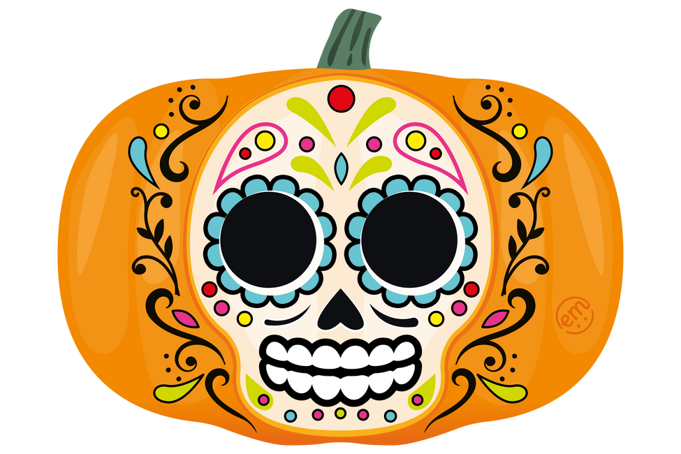 ExpressionMed Sugar Pumpkin Decal Sticker