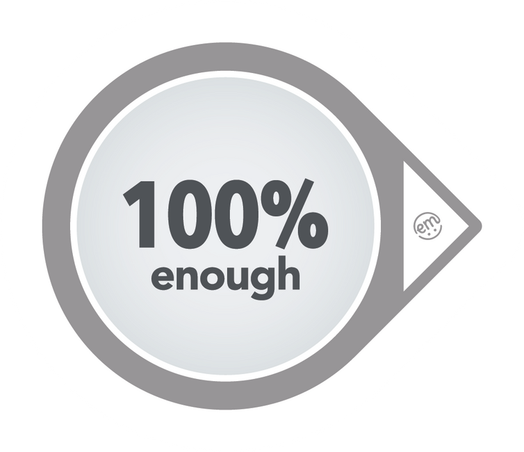 ExpressionMed 100% Enough Decal Sticker