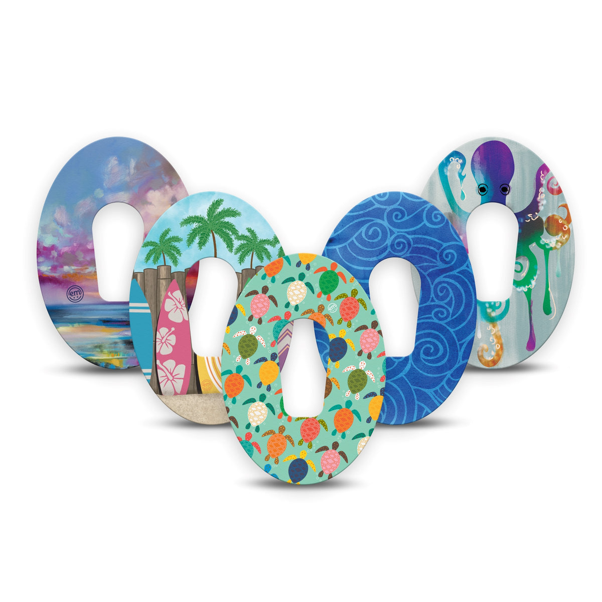 ExpressionMed Dexcom G6 Sand and Sea Variety Patch 5 Pack