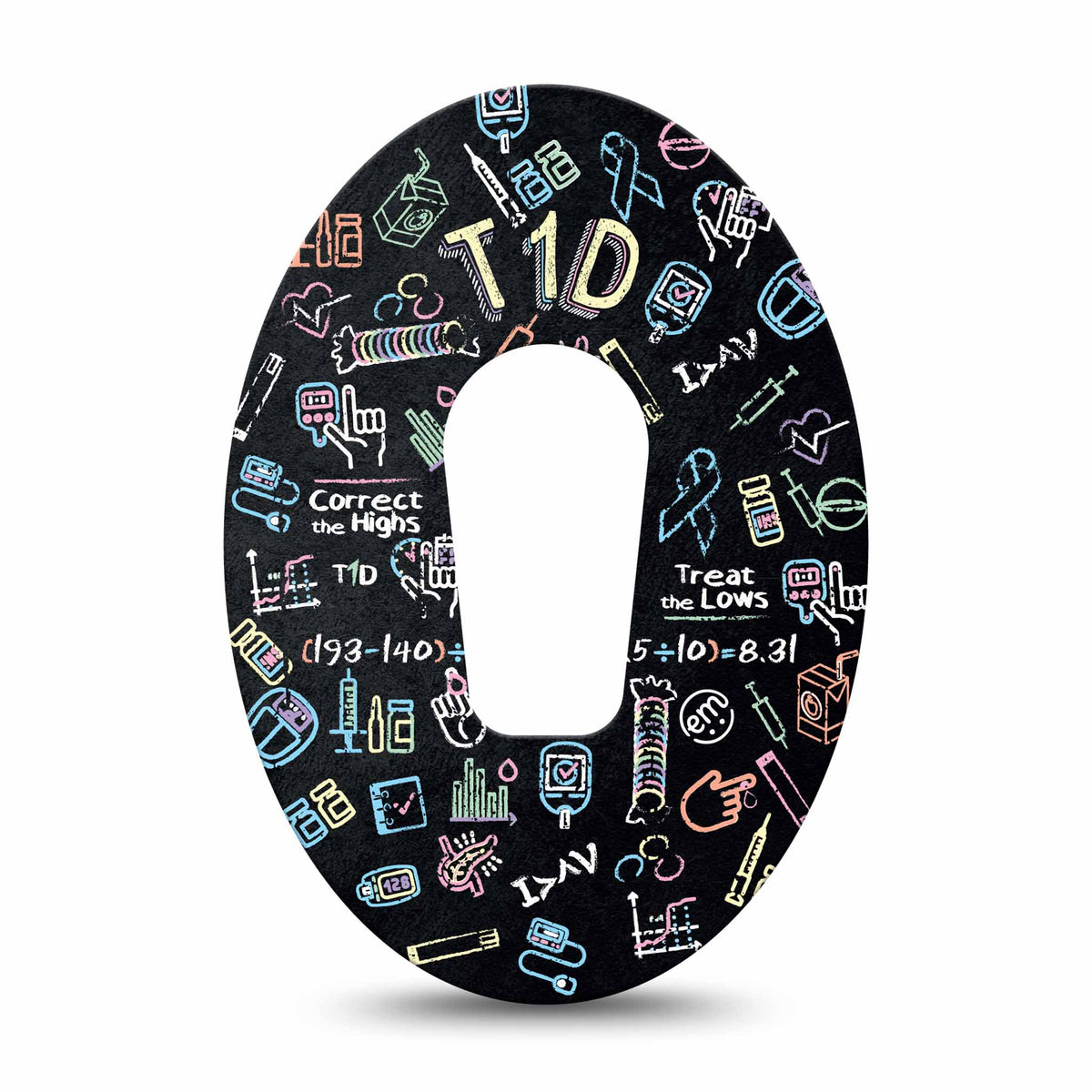 ExpressionMed T1D Life Adhesive Patch Dexcom G6/One