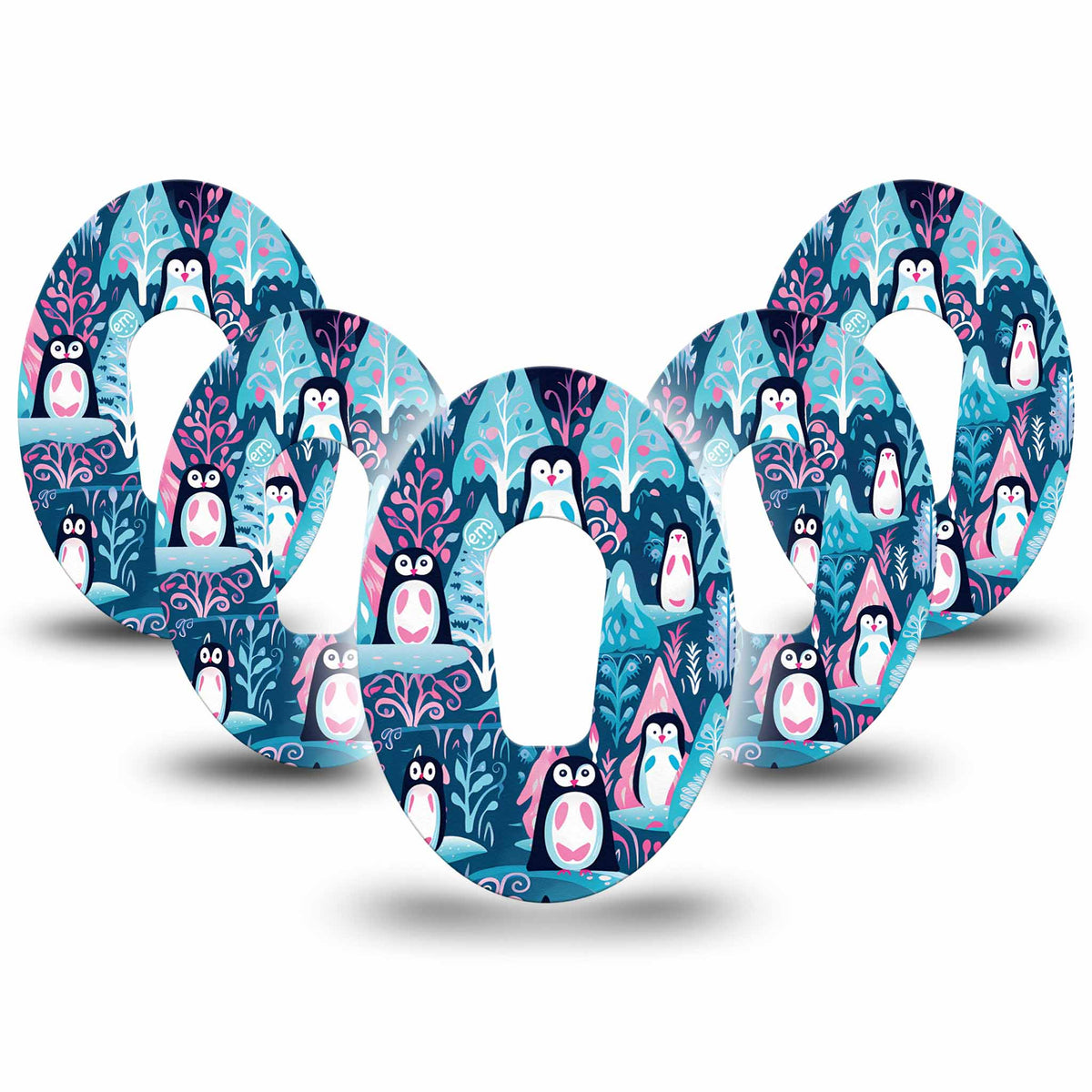 ExpressionMed Penguins Adhesive Patch G6/One Diabeticsupply.co.uk