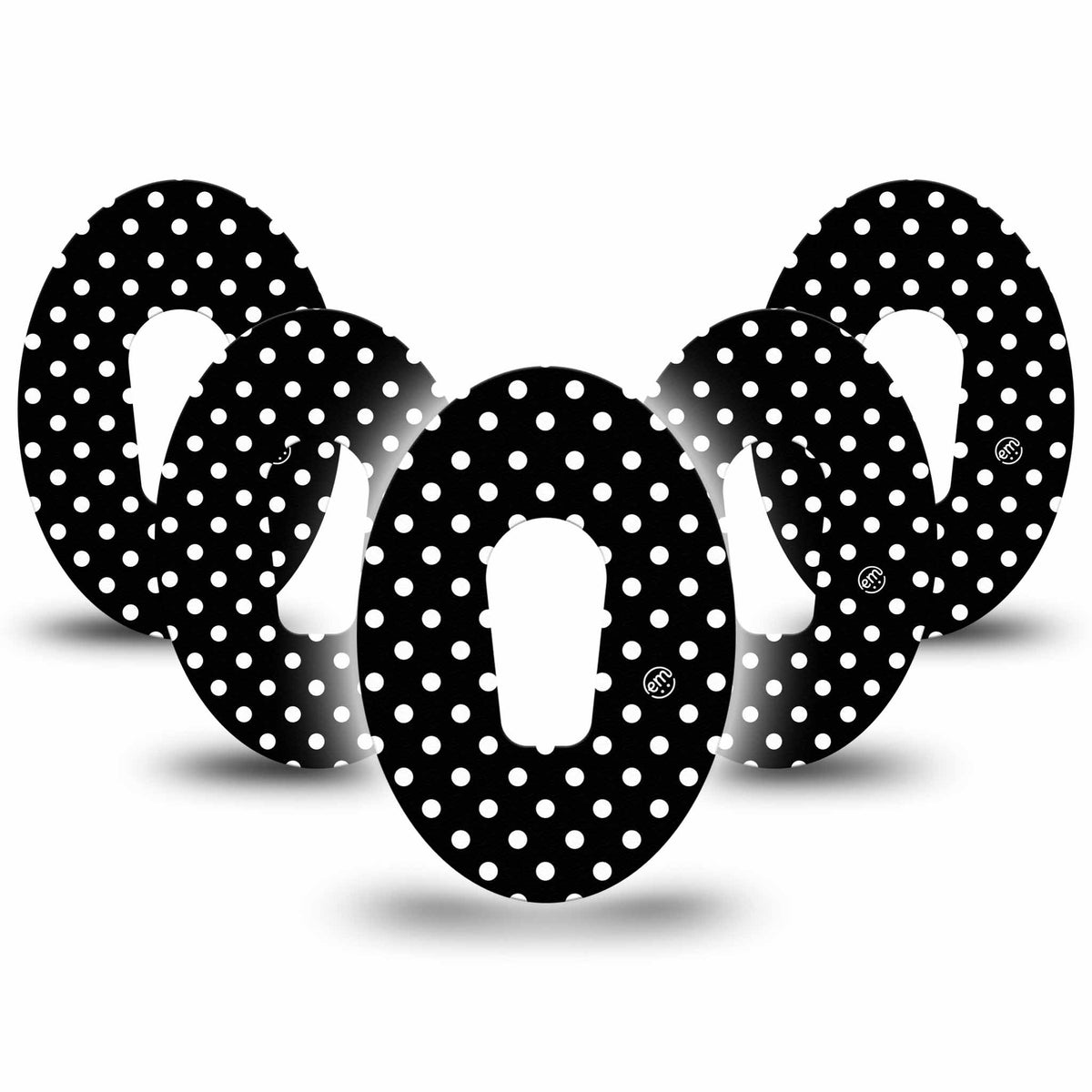 ExpressionMed Black &amp; White Polka Dot Adhesive Patch Dexcom G6/One