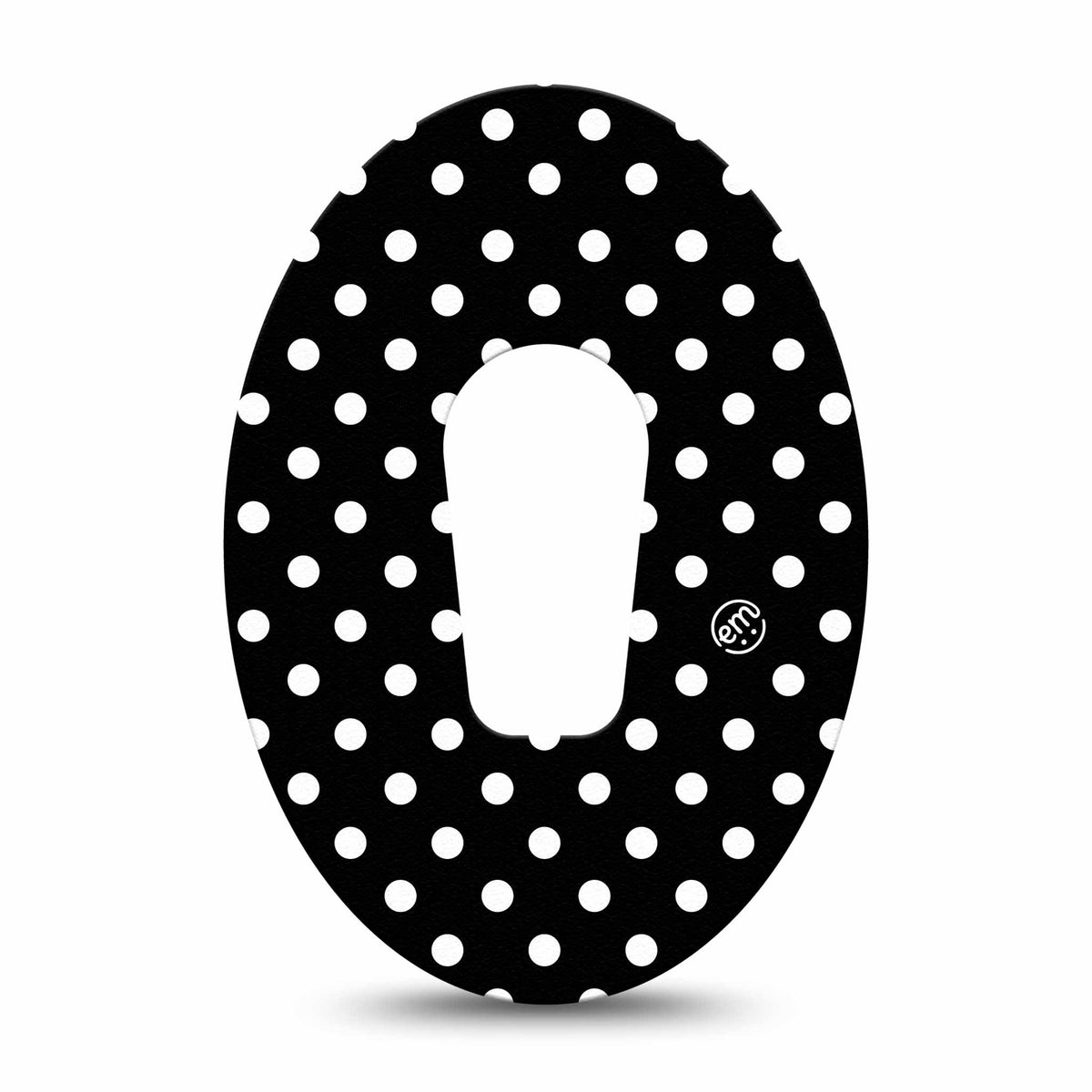 ExpressionMed Black &amp; White Polka Dot Adhesive Patch Dexcom G6/One
