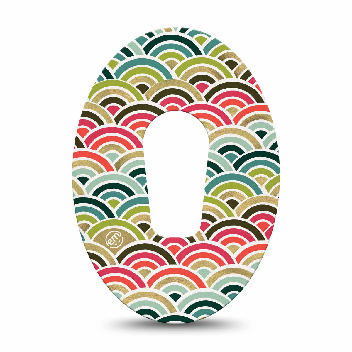 ExpressionMed Coral Mint Adhesive Patch Dexcom G6/One