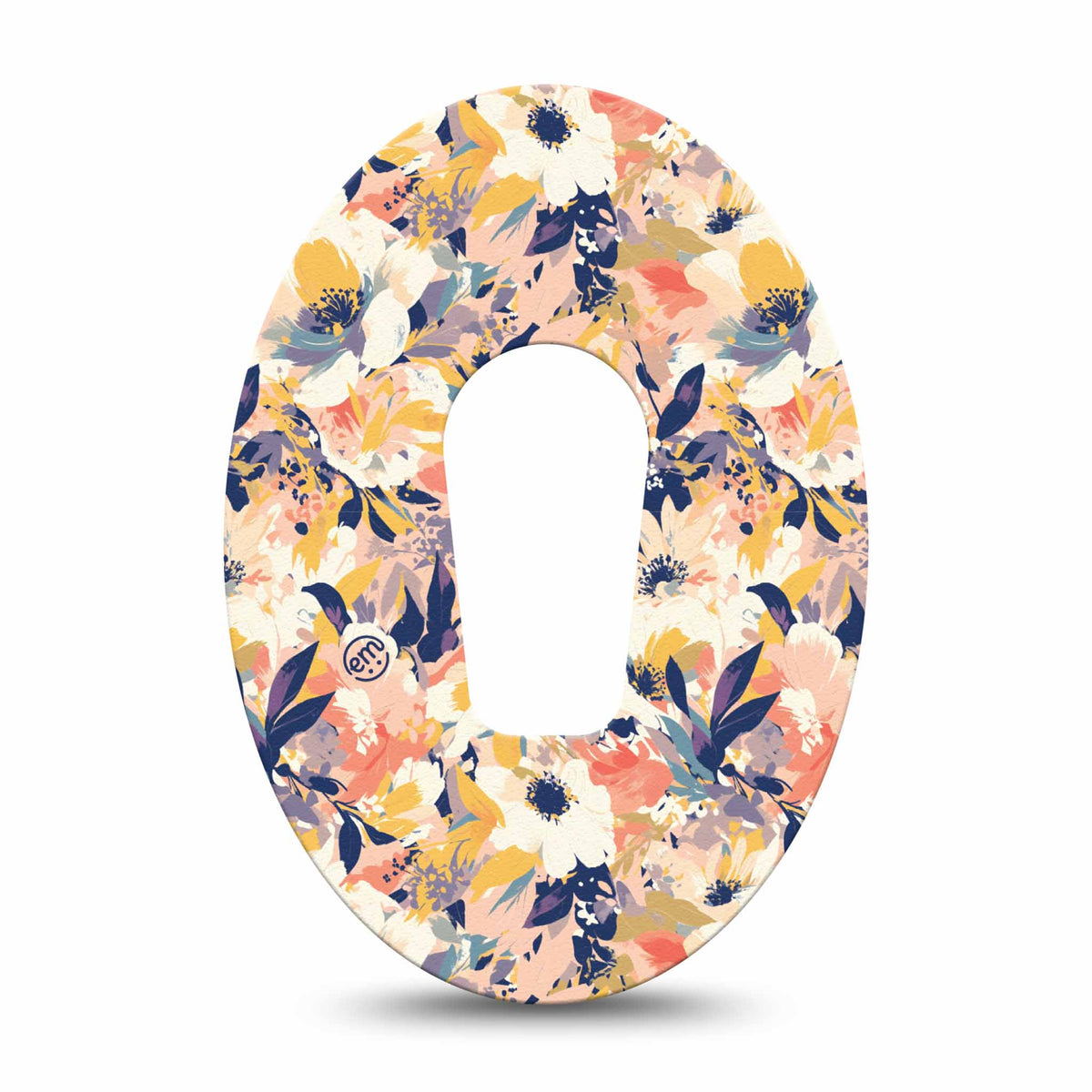 ExpressionMed Tinted Blooms Adhesive Patch Dexcom G6/One