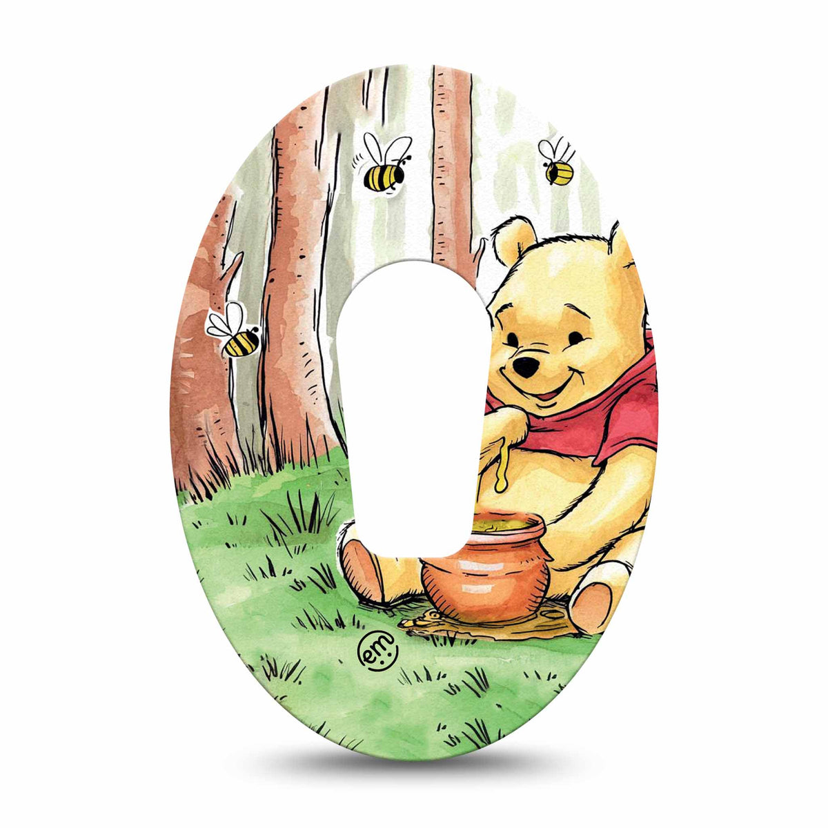 ExpressionMed Winnie The Pooh Adhesive Patch Dexcom G6/One
