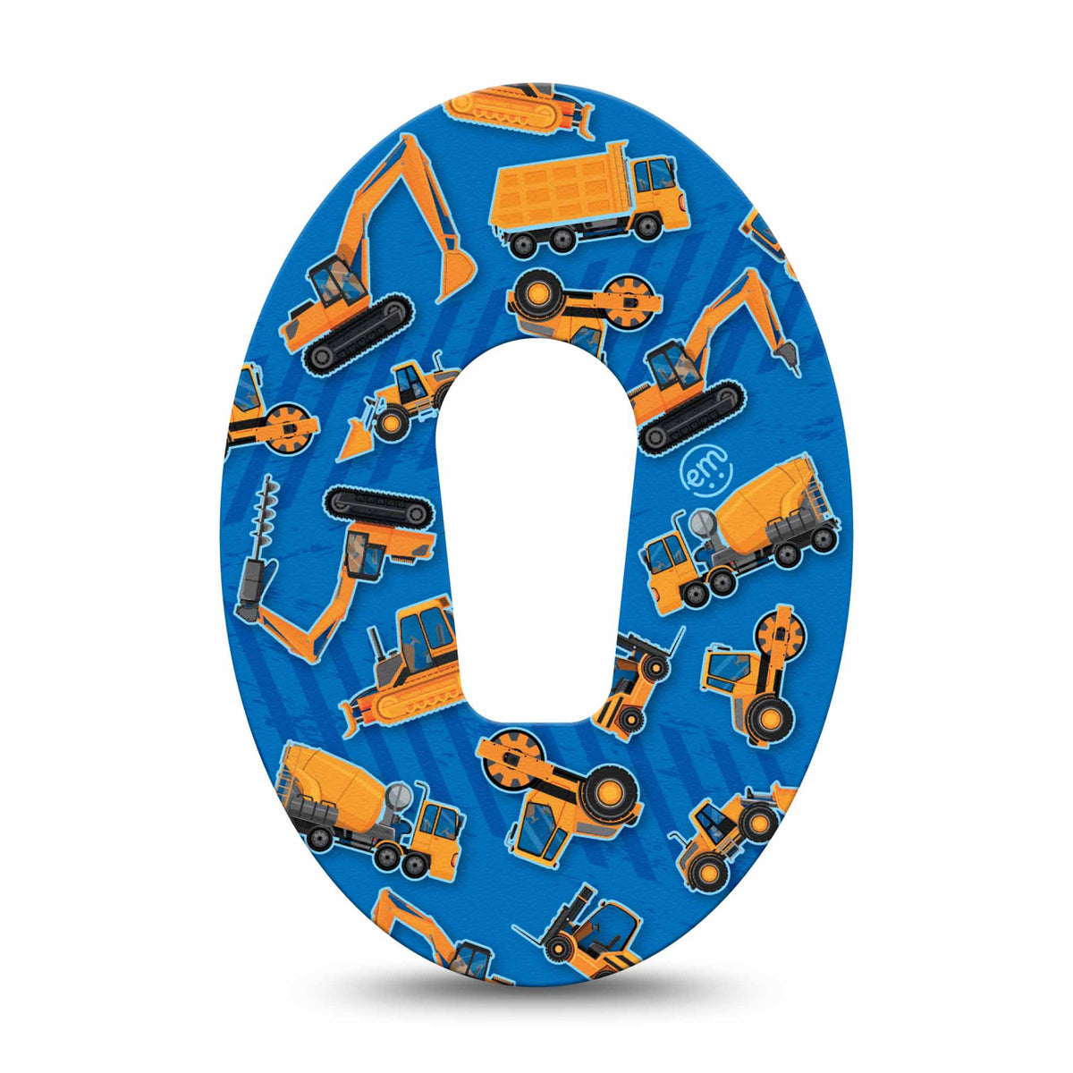 ExpressionMed Construction Trucks Adhesive Patch Dexcom G6/One