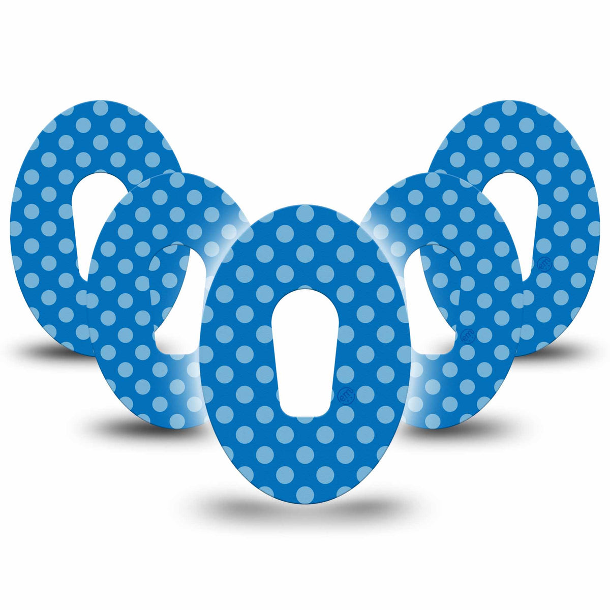 ExpressionMed Blue Polka Dots Adhesive Patch Dexcom G6/One