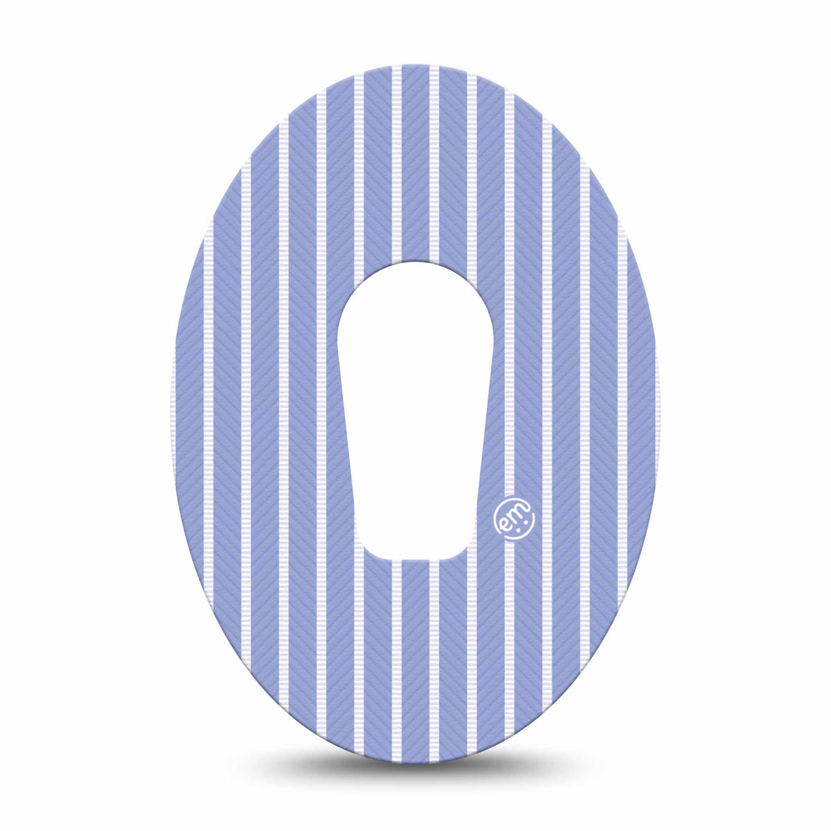 ExpressionMed Blue Stripes Adhesive Patch Dexcom G6/One