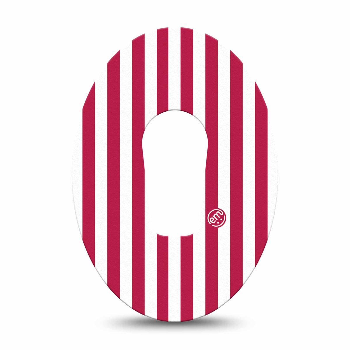 ExpressionMed Red Stripes Adhesive Patch Dexcom G6/One