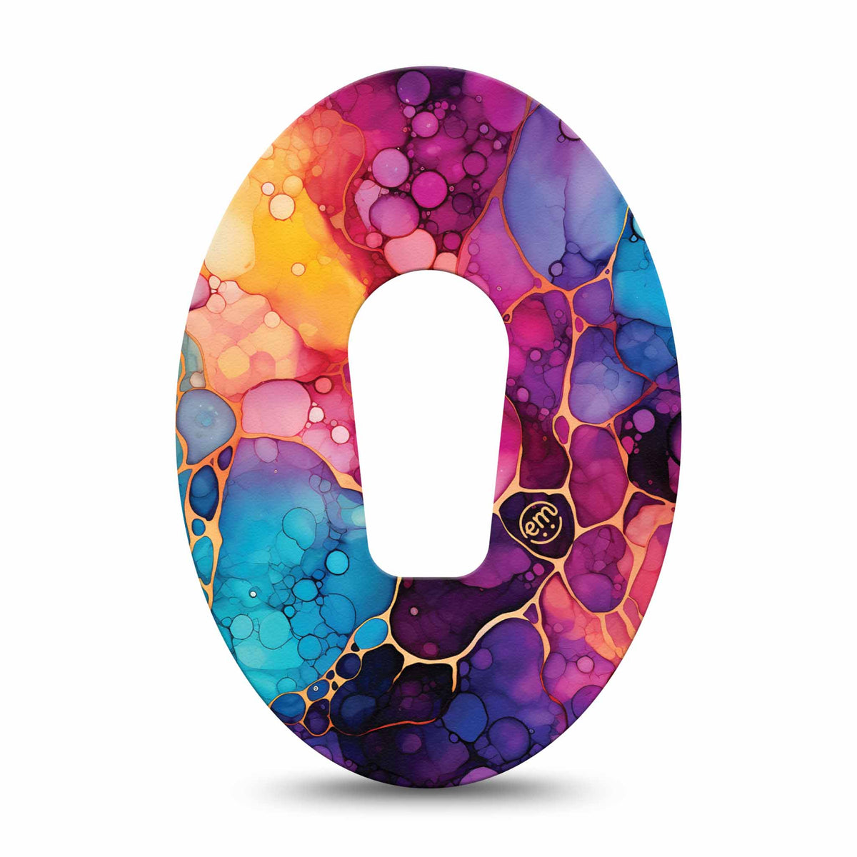 ExpressionMed Rainbow Ink Adhesive Patch Dexcom G6/One