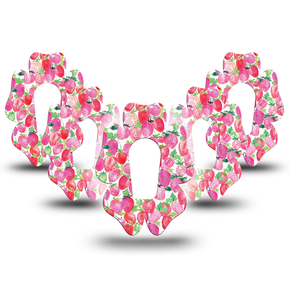 ExpressionMed G6/One Strawberry Crush Flower Adhesive Patch Dexcom