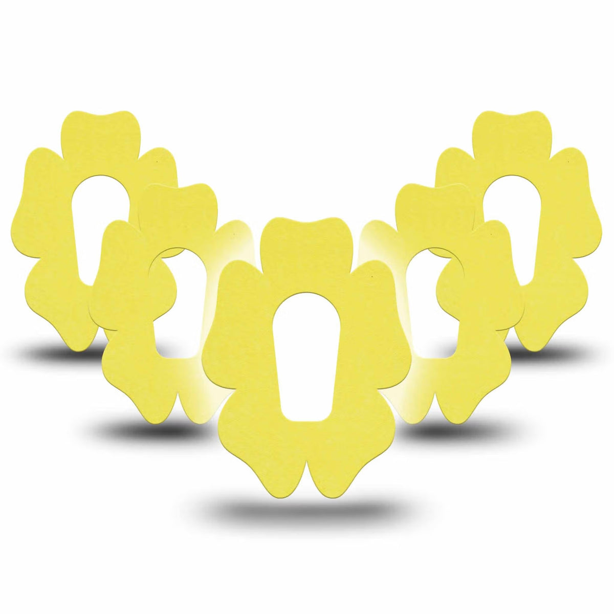 ExpressionMed G6/One Butter Yellow Flower Shaped Adhesive Patch Dexcom
