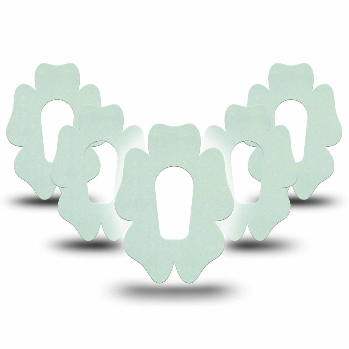 ExpressionMed G6/One Mint Green Flower Shaped Adhesive Patch Dexcom