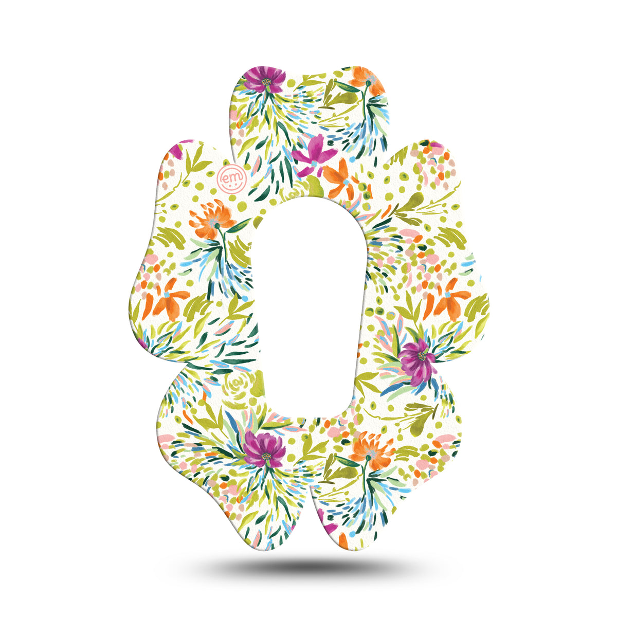ExpressionMed G6/One Summer Greenery Flower Adhesive Patch Dexcom