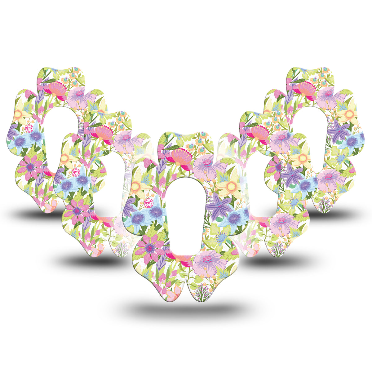 ExpressionMed G6/One Fantasy Florals Flower Adhesive Patch Dexcom