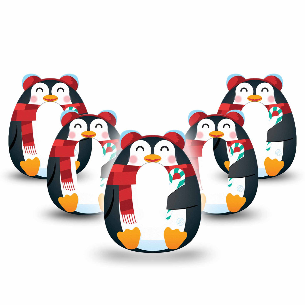 ExpressionMed Happy Penguin Shape Adhesive Patch Dexcom G6/One