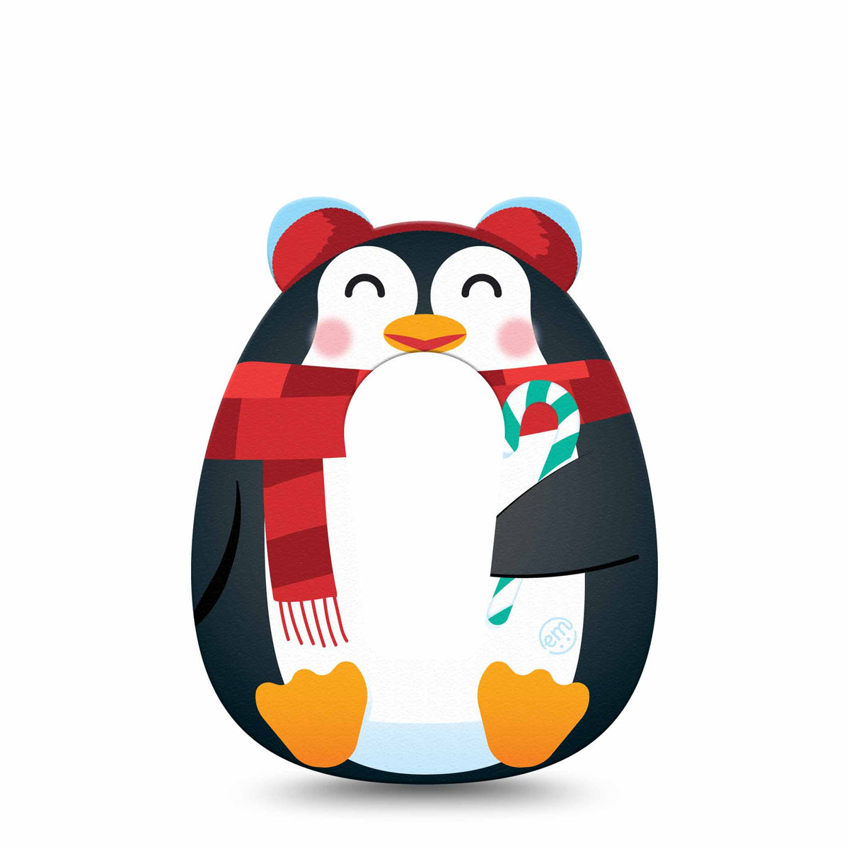 ExpressionMed Happy Penguin Shape Adhesive Patch Dexcom G6/One