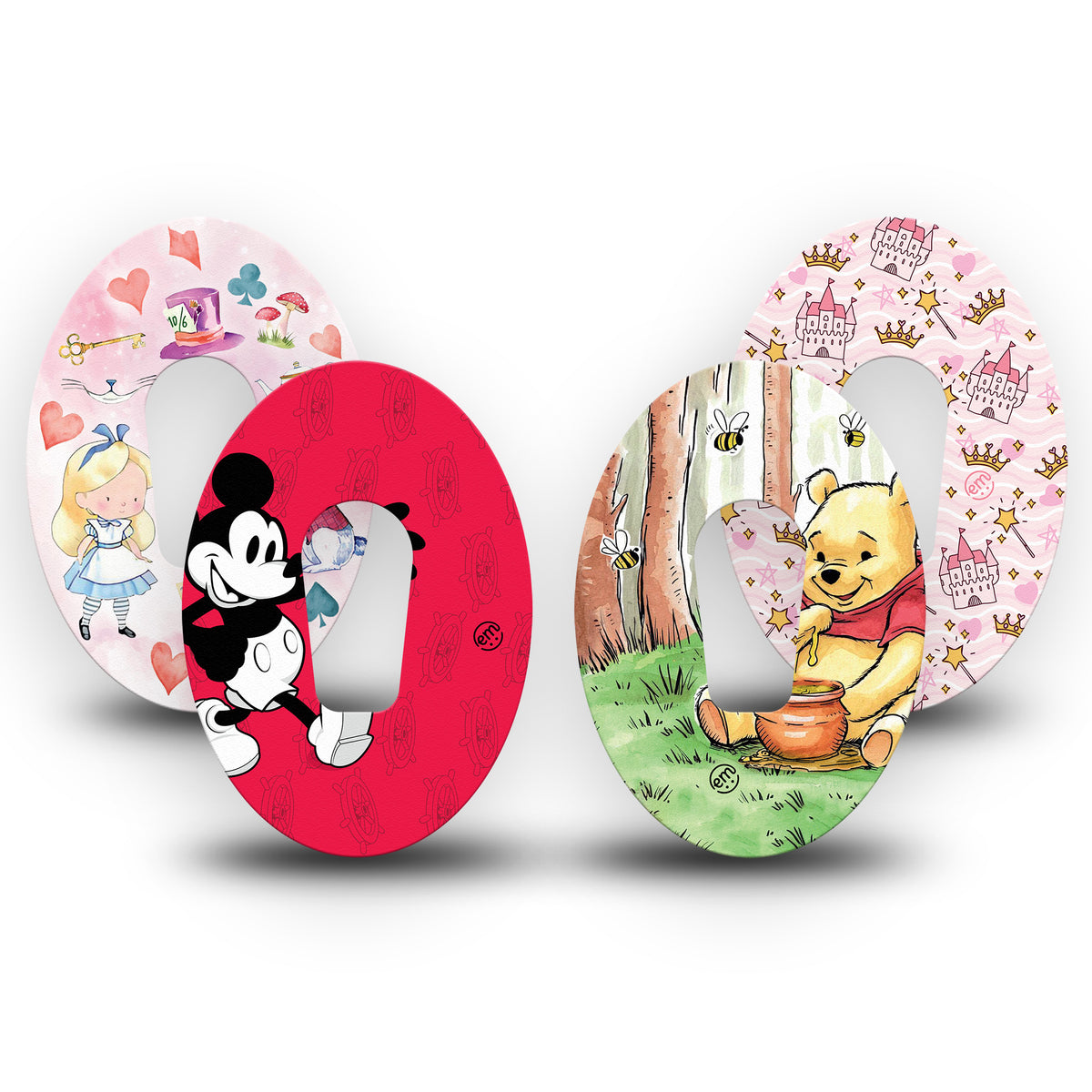 ExpressionMed Storybook Magic Variety 4 Patch Pack Dexcom G6/One