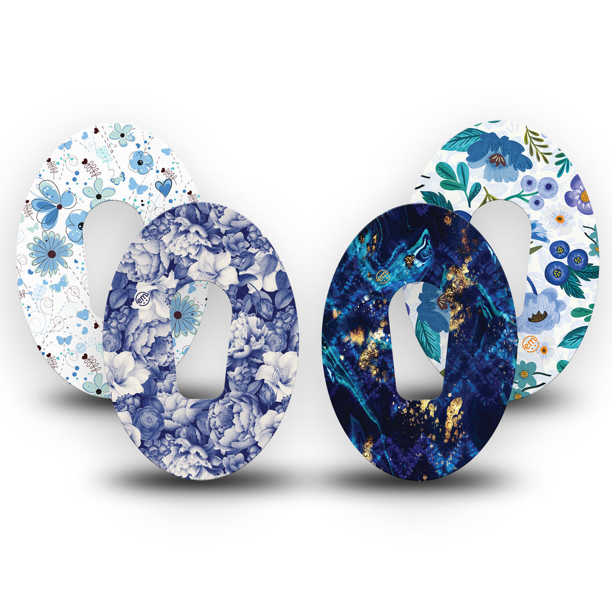 ExpressionMed Cerulean Dream Variety 4 Patch Pack Dexcom G6/One