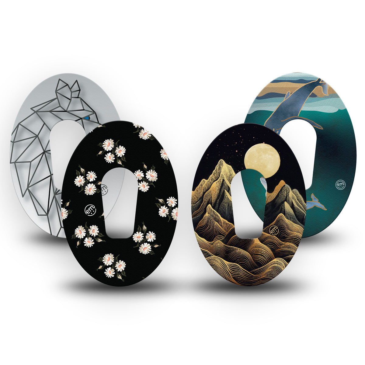 ExpressionMed Wild & Wonder Variety 4 Patch Pack Dexcom G6/One