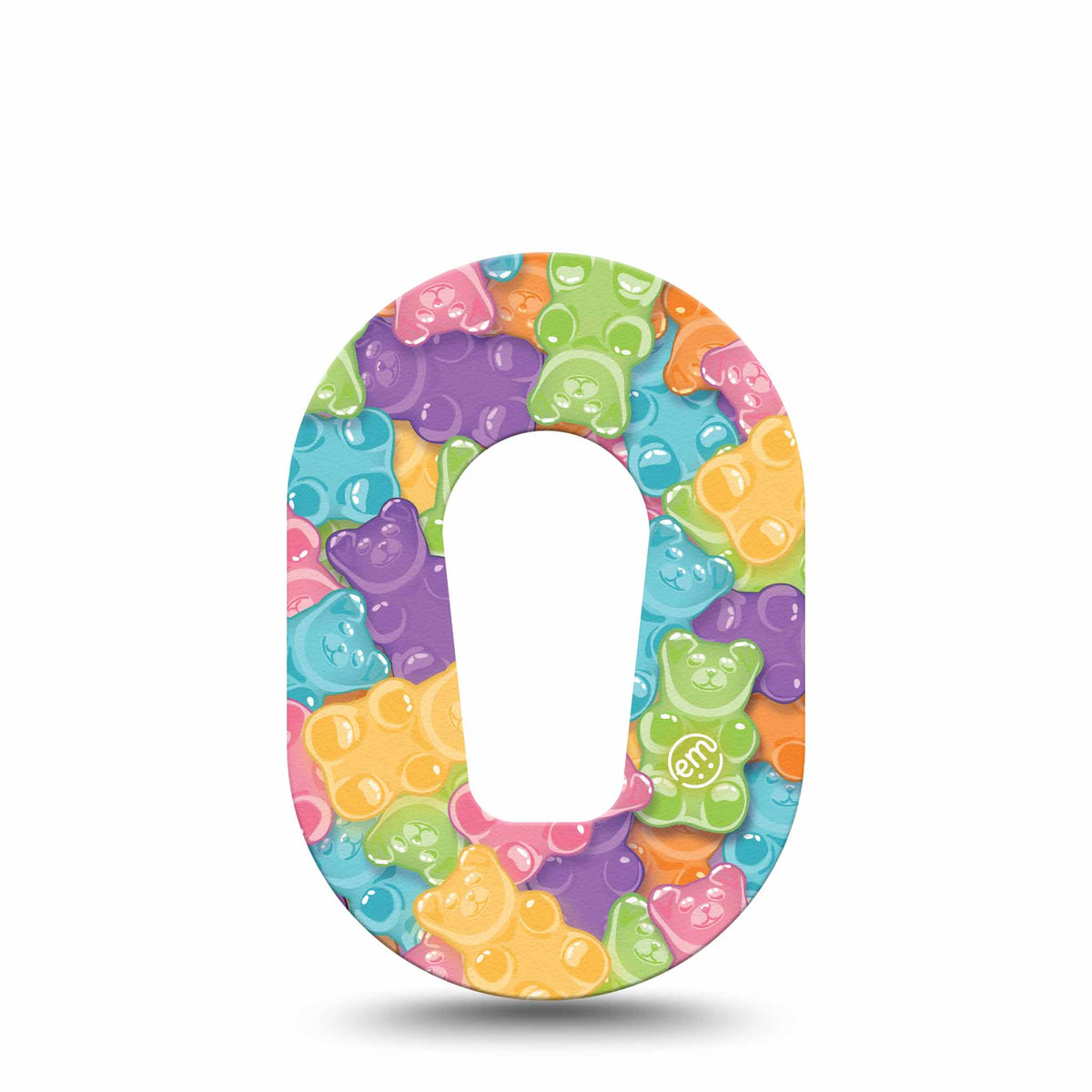 ExpressionMed Mini Gummy Bears Adhesive Patch Dexcom G6/One