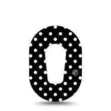 ExpressionMed Mini Black & White Polka Dot Adhesive Patch Dexcom G6/One