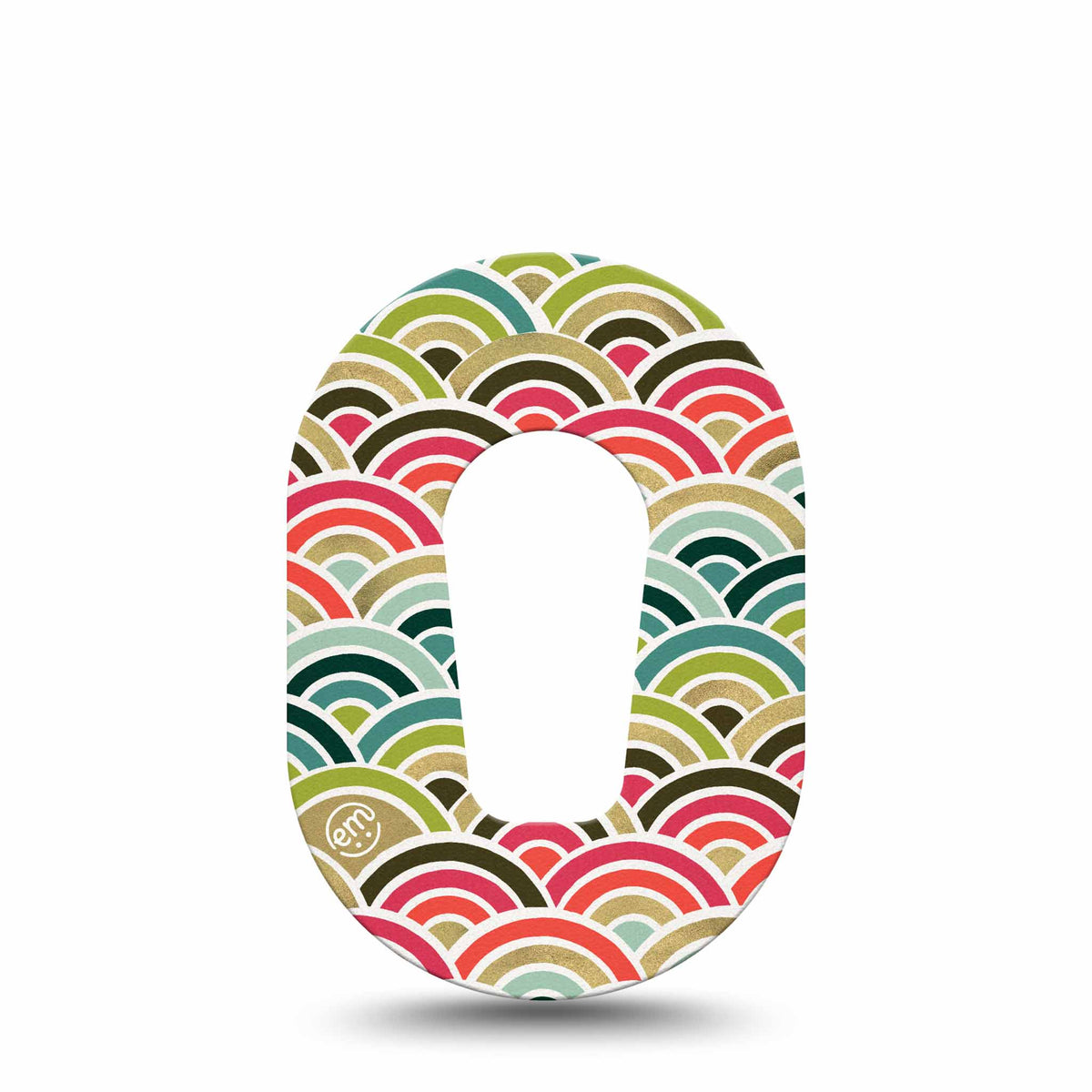 ExpressionMed Mini Coral Mint Adhesive Patch Dexcom G6/One