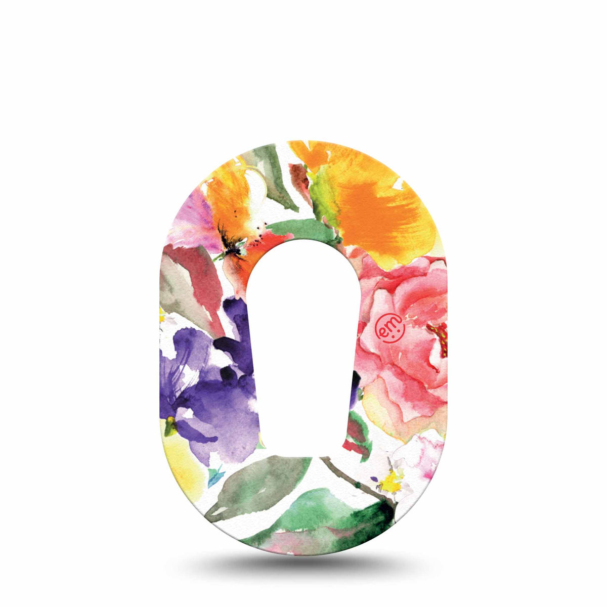 ExpressionMed Mini Floral Art Adhesive Patch Dexcom G6/One