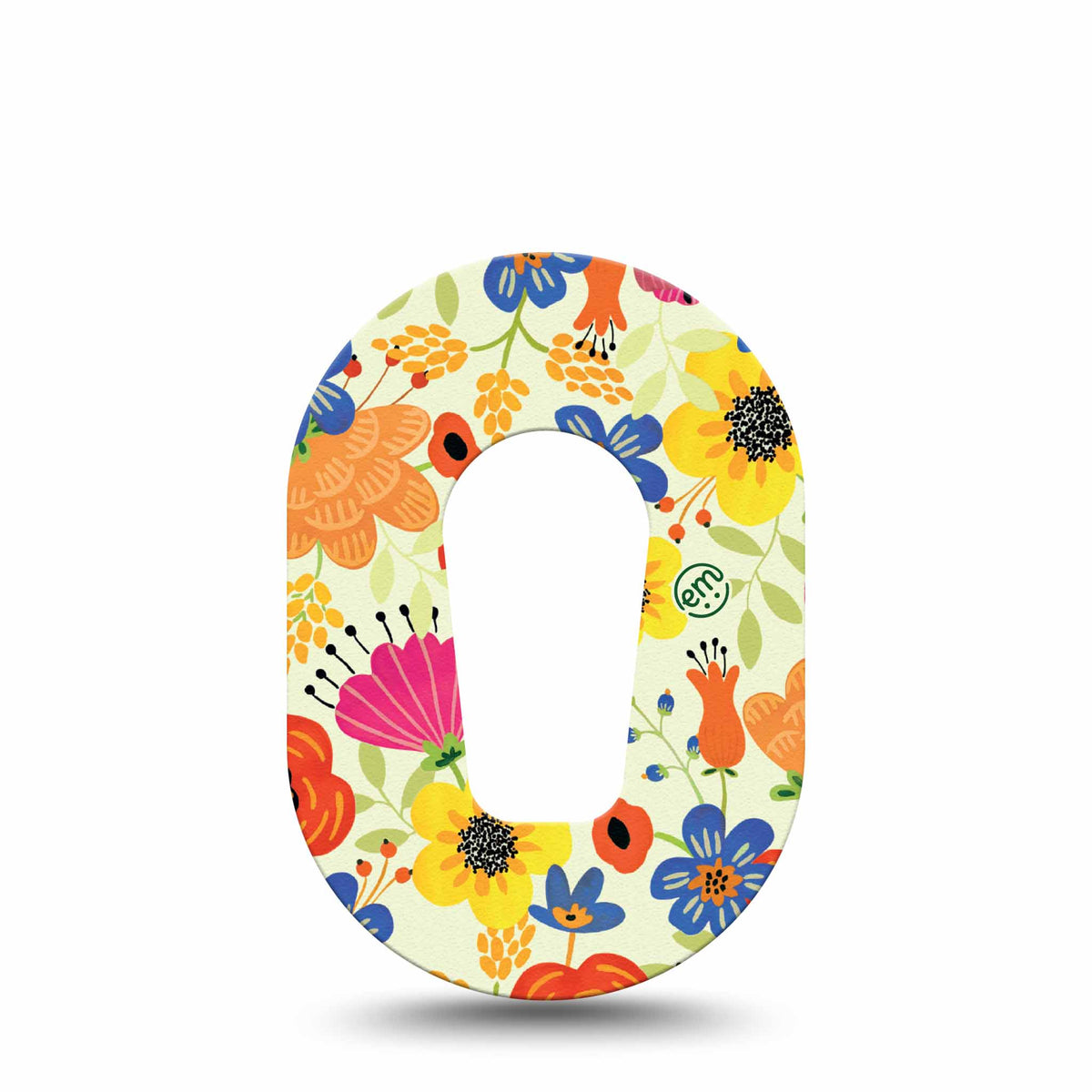 ExpressionMed Mini Botanical Garden Adhesive Patch Dexcom G6/One