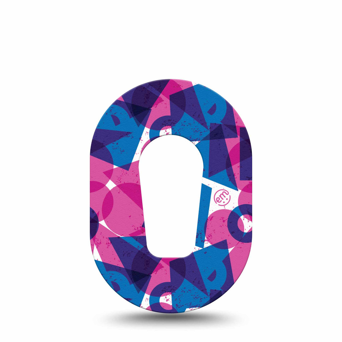 ExpressionMed Mini Violet Vortex Adhesive Patch Dexcom G6/One