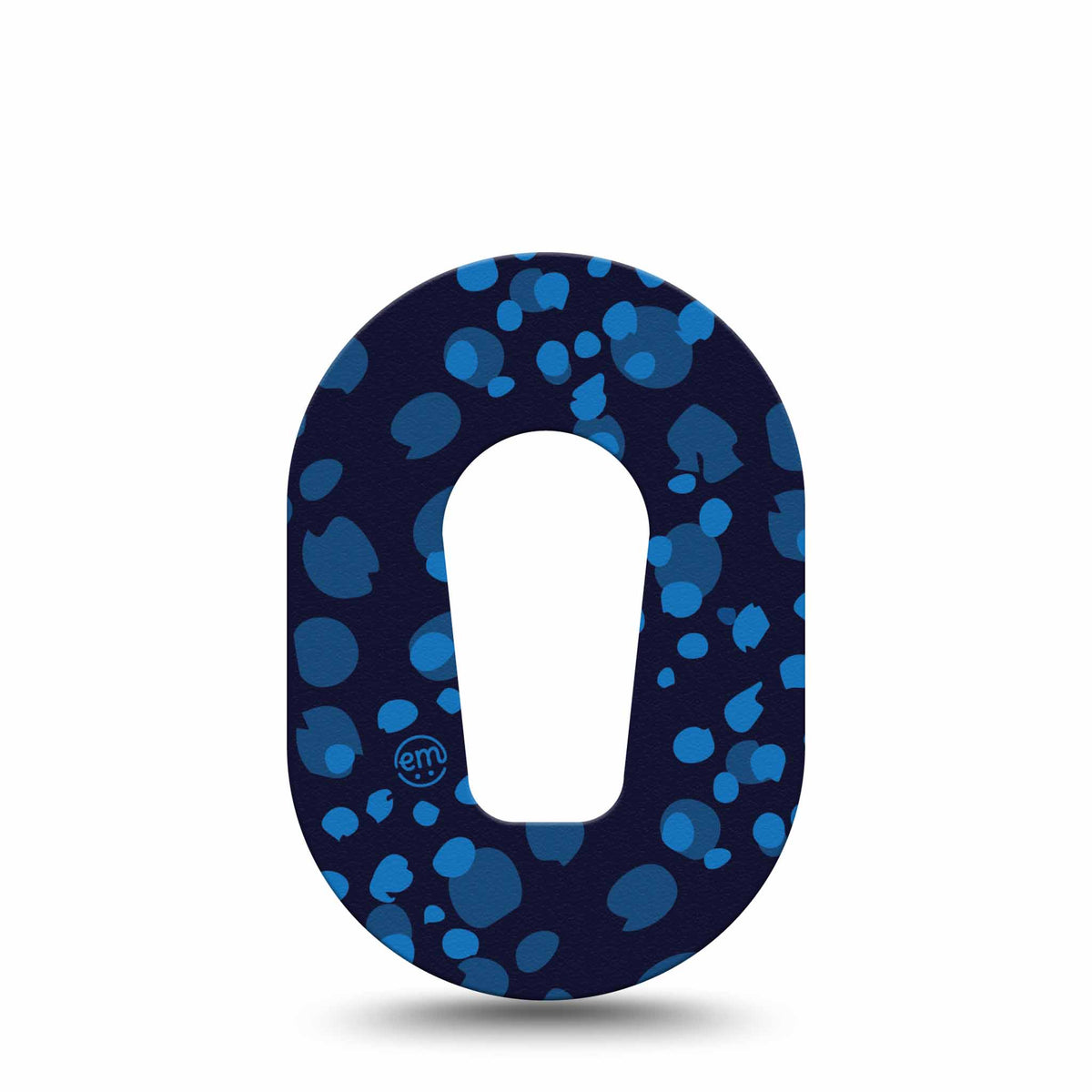 ExpressionMed Mini Blue Drops Adhesive Patch Dexcom G6/One